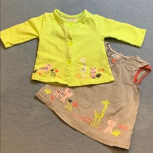 Shirt and Sweater Set, Zoo Themed